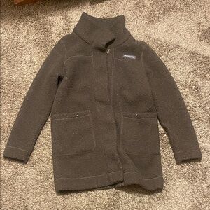 Columbia Dark Brown Fleece Coat